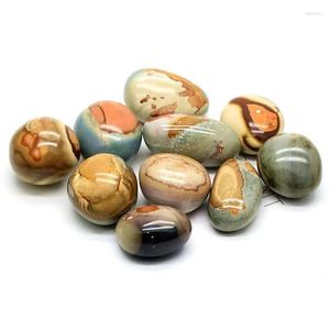 Decorative Figurines Natural Ocean Palm Stones Mineral Crystals Quartz Gemstone Massage Energy Healing For Gift