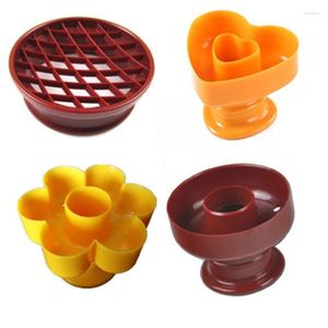 Baking Moulds Beautiful 4pcs Plastic Heart Sunflower Round Shape Donut Maker And Pineapple Bread Mold Doughnut Cookie Cutter