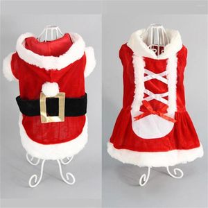 犬のアパレルペットクリスマス服サンタクロースコスチューム冬の子犬猫のコートジャケットスーツキャップホームウォーム服犬猫