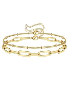 SC Dainty 14K Gold Bracelet Jewelry Personalized Lieed Caperlip Chain из нержавеющей стали Crystal Charm S Women6301724