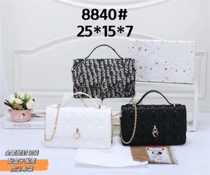 Designer Bag Luxury Purse Mirrored Leather Double Chain Bag Luxury Crossbody Bag Backpack Chain Shoulder Bag with gold and silver clutch Comes with a box package