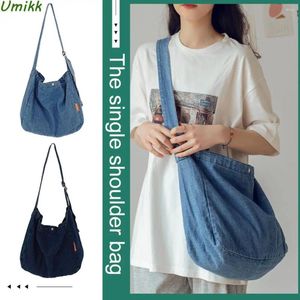 Bag Fashion Crossbody Bags Street Vintage Denim Shoulder Handbags Cowboy Satchels Large Capacity For Ladies Girl
