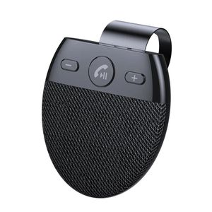 Bluetooth 5.0 Zestaw samochodowy samochodowy Sun Visor Clip bezprzewodowy odbiornik dźwiękowy głośnik głośnik głośnikowy dźwięk stereo