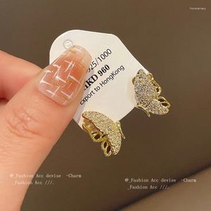 Brincos de garanhão Butterfly Zircon Fashion Luxuring Earings Wholesale feminino