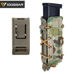 Aksesuarlar Idogear Taktik Dergisi Koşusu Molle Mag Tutucu Tüfek Mag Çantası 9mm Mag Pouch Ordu Duty Airsoft Bags 3559