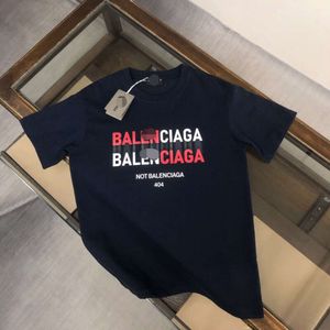 Parisian Home Rätt utgåva Amerikansk modemärke överdimensionerad ren bomull kortärmad t -shirt män s sommar lös avslappnad