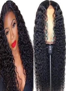 4x4 Lace Closure Wigs Pre Plucked Virgin Human Hair Straight Body Wave Kinky Curly Water Wave 4X4 Lace Closure Human Hair Wigs Swi8041789
