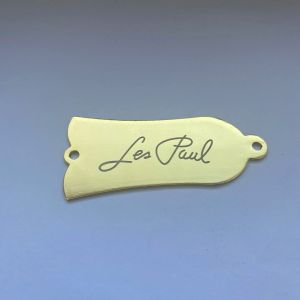 Kabel Gold Truss Rod Cover für Gitarre 2 Löcher Gitarren -Teilezubehör