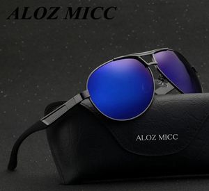 Aloz Micc Men Classic Brand Aviationサングラス