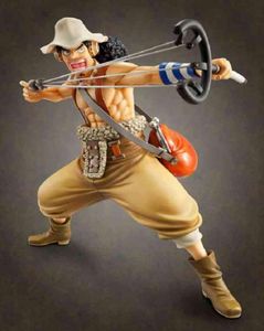 24 см. Единая фигура USOPP -фигура Luffy The Strail Hat Pirates's Sniper Anime фигур
