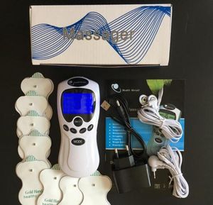 Dual Output EMS Tens Therapy Machine Unit Body Slimming Massager Pulse Massage Electric Muscle Stimulator Hälsovård med detaljhandel 4034368