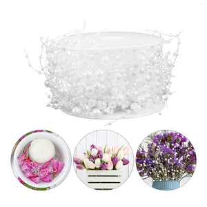 Vases Beaded Trim Vase Pearl Chain Filler Floating Pearls Decor Artificial DIY Beading White Bride