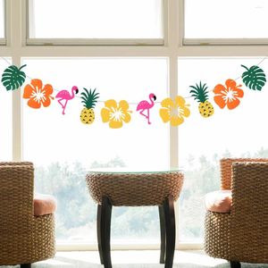 Party Decoration 3 meter Flamingo Garland Felt Decor Nonwovens Banners Flower Garlands Wreath