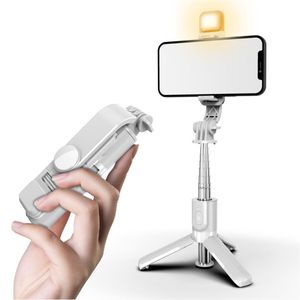 24L11S Mini Fill Light Lampe Multifunktion Bluetooth Stative Selfie Stick (Desktop-Ständer)