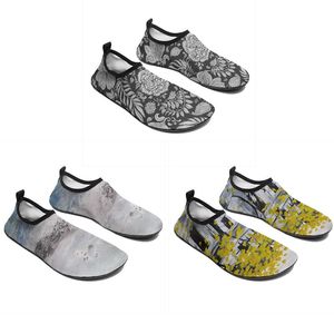 Ord diy kvinnor vada män anpassade design tecknad skor djur svart vit blå röd slip-on mens tränare gai 017 313 wo s s s