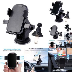 New New Upgrade 2 In 1 Car Dashboard Mobile Phone Holder Air Outlet Hook Mount Clip Universal GPS Navigation Bracket Stand For Iphone 14 13