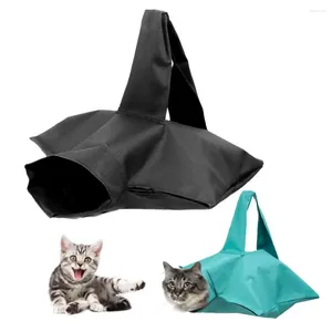 Cat Carrier Carrier Backpack Borsa per piccolo cane traspirante animale traspirante Messaggero di lavaggio da viaggio
