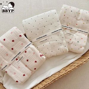 Decken Baby Herz Musselin Decke Cover geborene Blumenbaumwolle erhält Sommer für Babys Bettwäsche