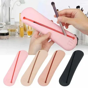 Storage Bags Makeup Bag Brush Pouch Cosmetic Organizer Travel Holder Silicon Case Tools