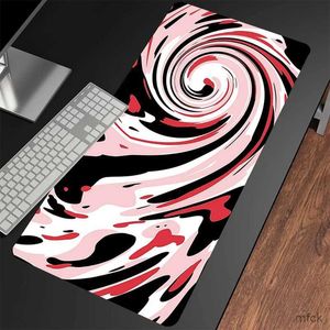 Mouse Pads Bilek Dinlenme Oyun Mousepads Mousepad Siyah Beyaz Sanat Büyük Fare Mat Büyük Masa Pedleri kaymaz kauçuk fare ped büyük klavye paspasları