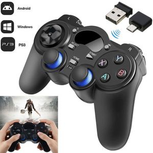 Gamepads 2.4G Wireless Gaming Gamepad Joystick Gaming Controller w/h USB OTG Adapter for Android Tablet Phone PC TVBox Gaming Accessories