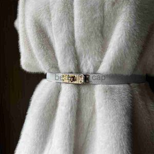 10A Mirror Quality designer belts Green Big Sister Exquisite sense of detail Bag Gold Buckle Waist Belt True Belt Women's Waist Collection Accessories