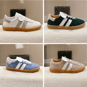 Fashion Casual Sports Schuhe Körbe Herren Frauen-Sneaker Kuhlattenleder Leder Leder Leder Upper atmungsable Gummi-Sohle Woniu 327 Größen 35-44