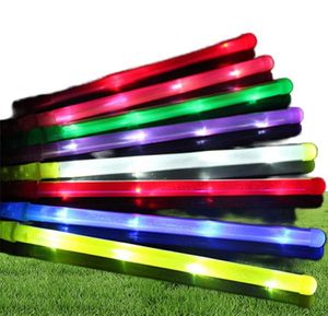 Decoração de festa 48cm 30pcs Glow Stick Led Rave Concert Lights Acessórios Toys Neon Sticks in the Dark Cheer5831206