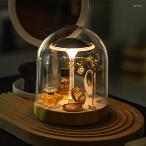 Decorative Figurines Hall Decoration Table Lamp Bar Atmosphere Bedroom Bedside USB Charging Christmas LED Light Wedding Banquet