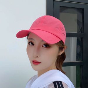 Half Air Top Speed Dry Baseball for Women Summer Duckbill Hat, Revealing Face, Small Can Be Tied High Ponytail Sun Hat