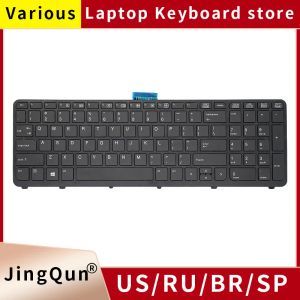 Keyboards New US Russian Laptop Keyboard For HP ZBOOK 15 G1 G2 ZBOOK 17 G1 G2 HSTNNC77C 733688001