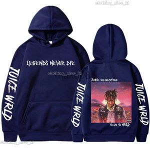 Herren Hoodies Sweatshirts Rapper Juice Hoodies Männer Frauen Sweatshirts Mode Hip Hop Hooded Casual Pullovers Herumn Jungen Mädchen Schwarze Streetwear Top 719