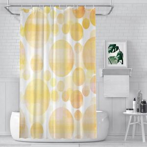 Shower Curtains Dots Gold Bathroom Pattern Texture Painting Waterproof Partition Unique Home Decor Accessories