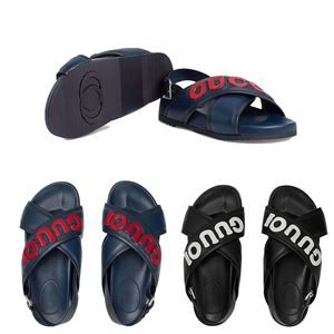 Solas não deslizantes clássicas chinelas com caixa de lençol respirável Menls Slippers Letter pode ser embebido em água conveniente Sandal Lightweight