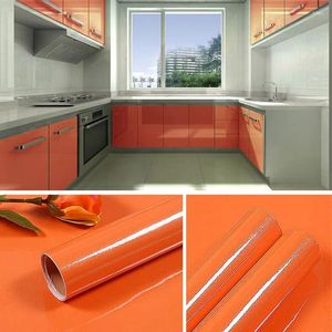 Window Stickers PVC Self-adhesive Wallpaper Pearlescent Cabinet Wardrobe Sticker Pure Color Wall Waterproof BJStore