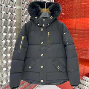 Coletes masculinos casuais casuais 1: 1 jaqueta de inverno de alta qualidade 24 casais moda com capuz de pão curto