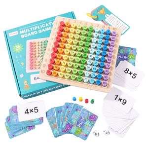 Großhandel arithmetisches Lernspiel Kinder Mathematik Learning Board Holz Multiplikation Brettspiel