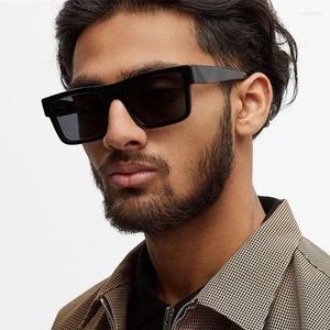 Sonnenbrille 2024 Mode Square Designer Männer Klassiker Retro -Brille UV400 Outdoor