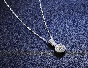 Подвески Silver 925 Оригинальный Pt950 Stamp 1color Diamond Test Phentse Moissanite Pendant Collecle Gemstone Gemange Cheape7111215