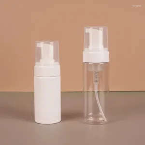 Depolama Şişeleri 200pcs Doldurulabilir Beyaz Köpük Pompa Şişesi 100ml/150ml Köpük Sabunu Dispenser Şeffaf Boş El