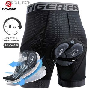 Bisiklet Jersey Setleri X-Tiger Mens Bisiklet iç çamaşırı şortları 5d Yastıklı Spor Binicilik Bisiklet Bisiklet Mtb Liner Şort L48