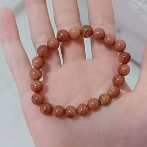 Instagram w stylu Korean Yellow Sandstone Crystal Single Pętla Męskie i Kobiet Para Best Friend Bransoletka Biżuteria