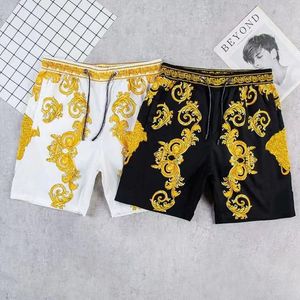 Designer print men's shorts brand luxury men's sports shorts summer beach pants swim trunks clothing m-4xl