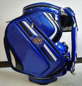 ゴルフバッグ2016 New Style Ti 610 Limited Edition PU Golf Bags 9Quot in Blue6044969