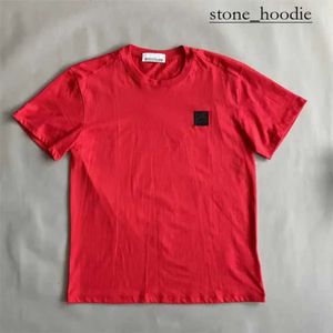 Stones Islandss T 셔츠 고급 패션 디자이너 T 셔츠 남성 T 셔츠 고품질면 자수 석재 유명 브랜드 T 셔츠 소프트 여성 짧은 슬리브 셔츠 6348