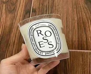 Fragrance Deodorant Scented Candle Santal Roses 190G Bougie Parfumee Netwt 65oz Top Quality Designer Brand Candles Whole1103949