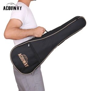 Chitarra acouway da 28 pollici di chitarra ukulele Guitarlele Bag Case con imbottitura di cotone da 10 mm/tela hawaii piccola borsa per chitarra ukulele custodia