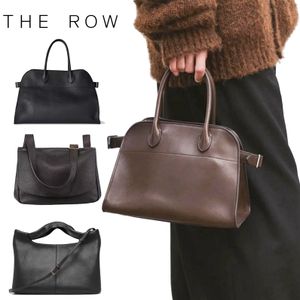 ファッショントップハンドルMargaux15 Luxury Designer Duffle Bag Womens The Row Mens Leather Weedled Crossbody Shalledbody Bag 7a Margaux 17 Handbag Clutch Travel Shop Tote Bags