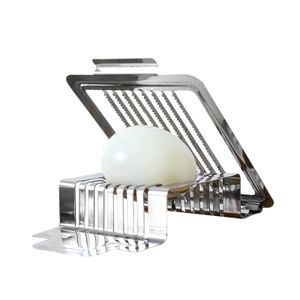 Egg Slicer Cutter Hard Cooked Eggs Multipurpose Mini Manual Ham Mushroom Strawberry Soft Fruit 240407