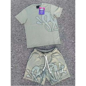 5A MENS SYNA WORLD TSHIRTS SET PRINTED SHORT TEES SYRAWORLD GRAFIC TEE TSHIRT OCH SHORTS HIP HOP Y2K SHIRTS 99MH